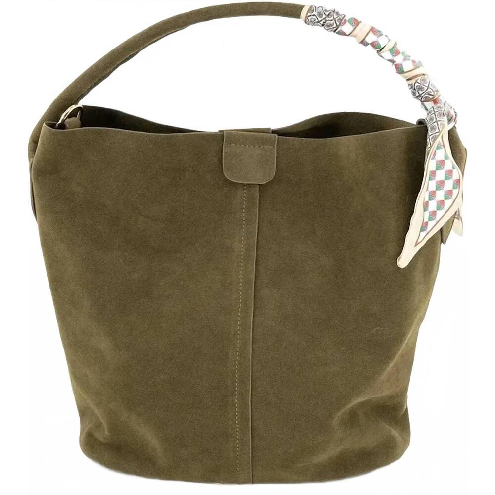 NEW BC HANDBAGS deanne mini bucket bag in olive